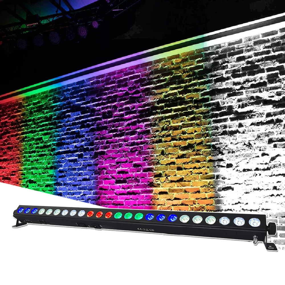 LED 24X4W RGBW 4IN1 Wall Wash Light DMX512 Par led Bar Light DJ Disco Club DMX Stage Party Show Effect Lighting Beam Wash 2IN1