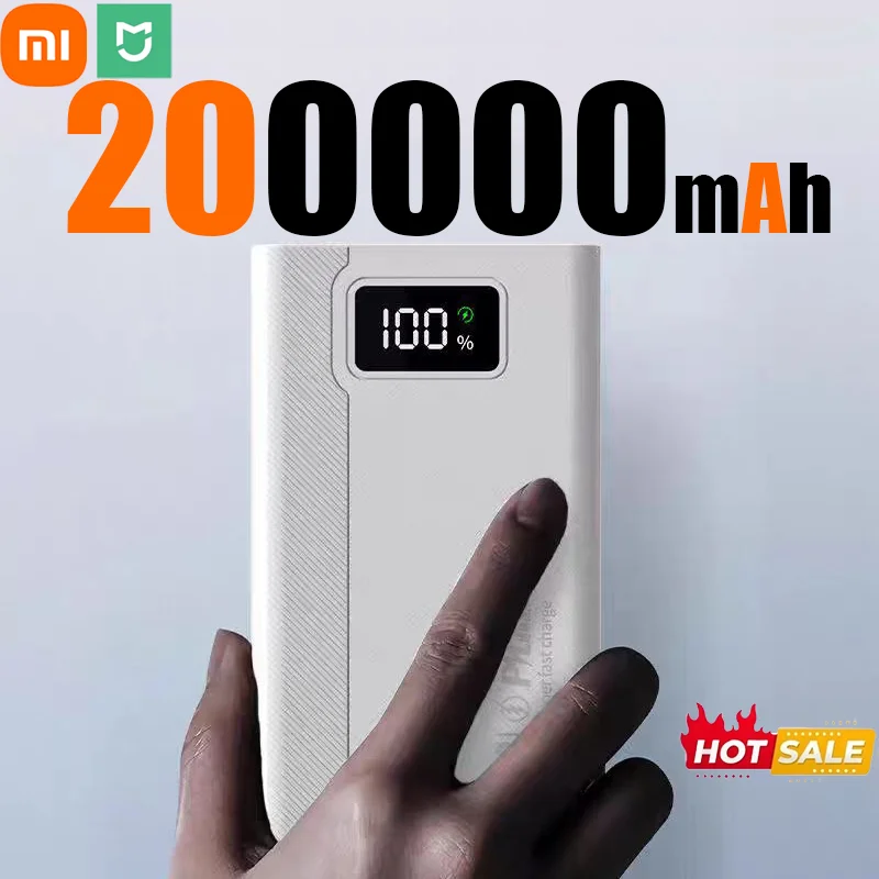 Xiaomi 100W Super Fast Charging Battery 50000mah Power Bank High Capacity Digital Display Power Bank For Iphone Samsung Gift