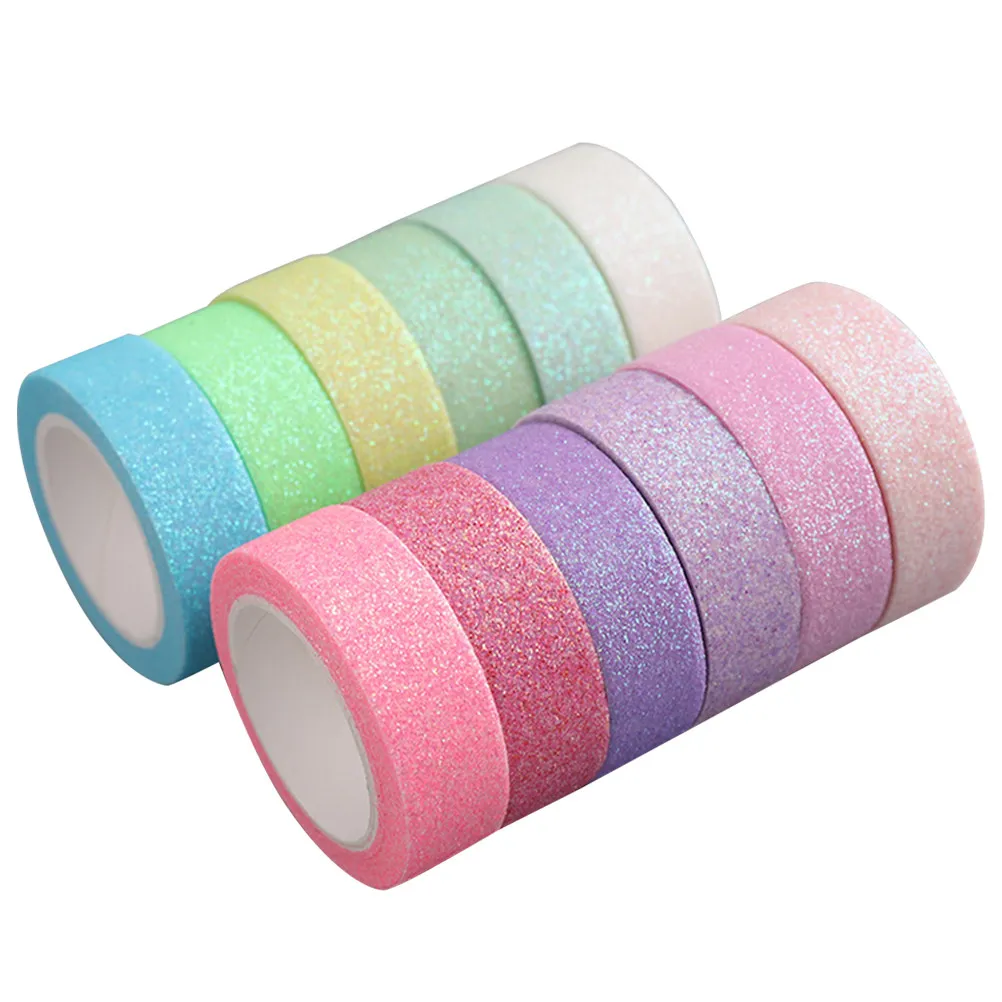 12 Rolls Exquisite Washi Tape Assortment Colorful Delicate Paper Tape for Journaling Scrapbooking DIY Crafts Gift Wrapping Decor