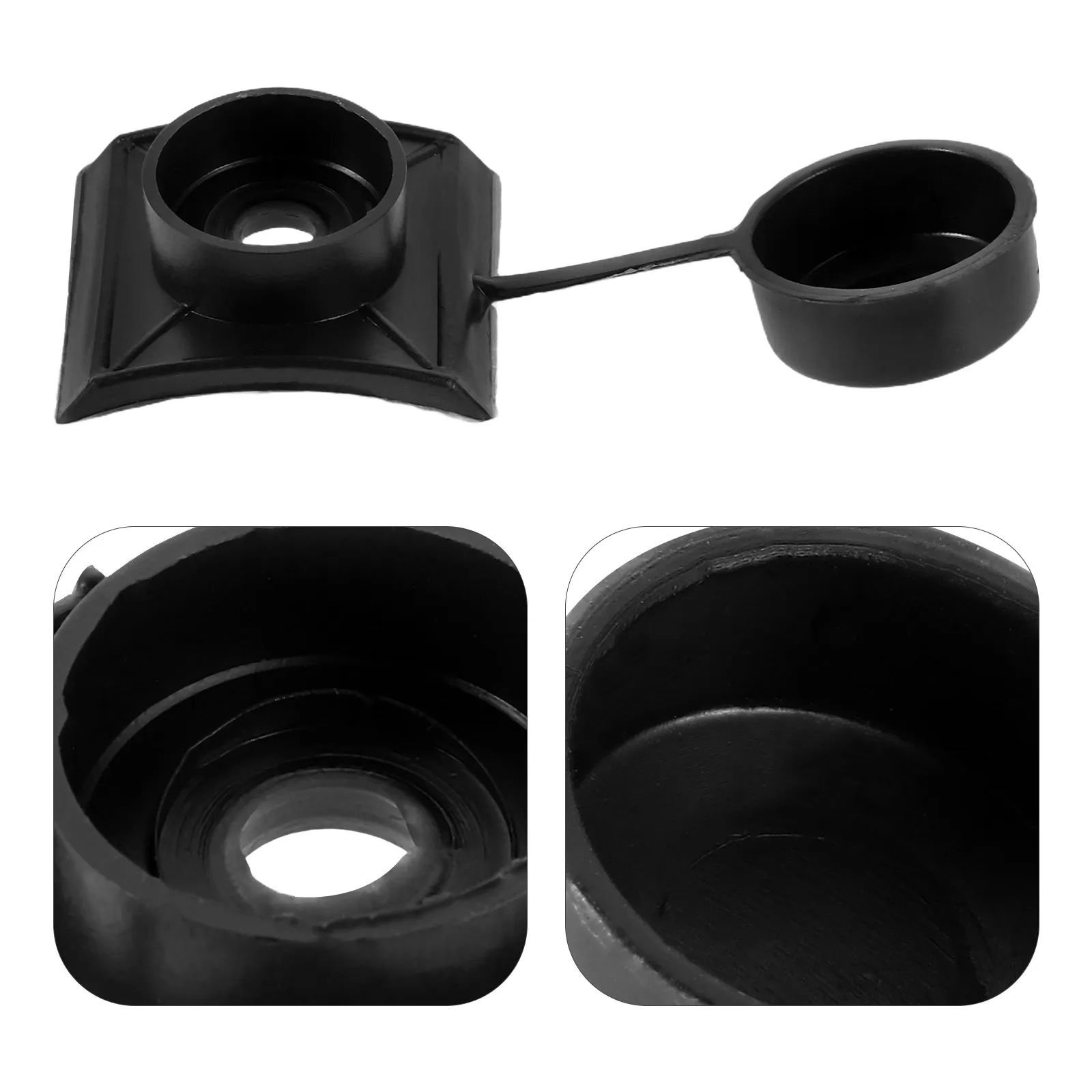 100Pcs Tile Screws Caps Waterproof Plastic End Caps Drill Tail Screws Fixing Roof Protection Tile Pad Installation Accessories