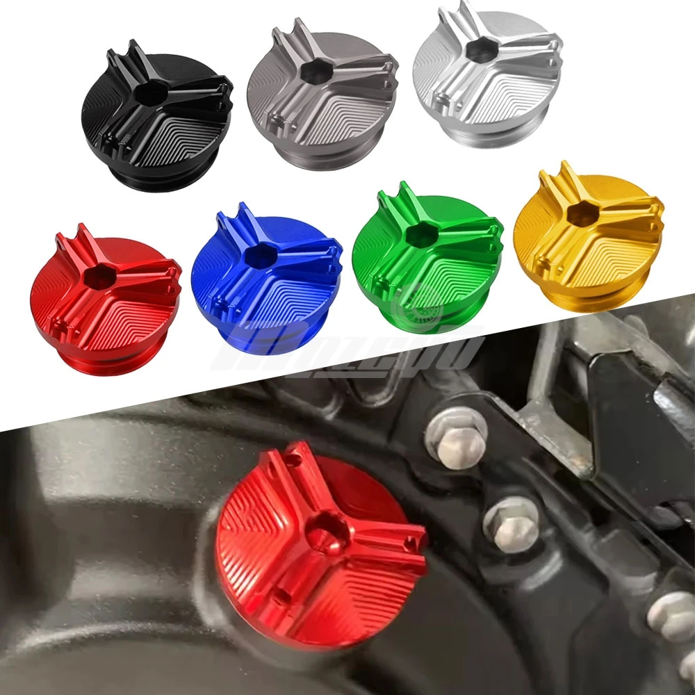 

For DUCATI ST*REETFI*GHTER 848 2011-2016 1098 1098S 1198 2010-2012 M19*2.5 CNC Aluminum Oil Filter Cup Engine Plug Covers Caps