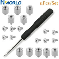 11Pcs/Set M. 2 SSD Mounting Screw Kit High Quality Durable Stand Off Screw Hex Nut Laptop Repair Parts for ASUS Motherboard