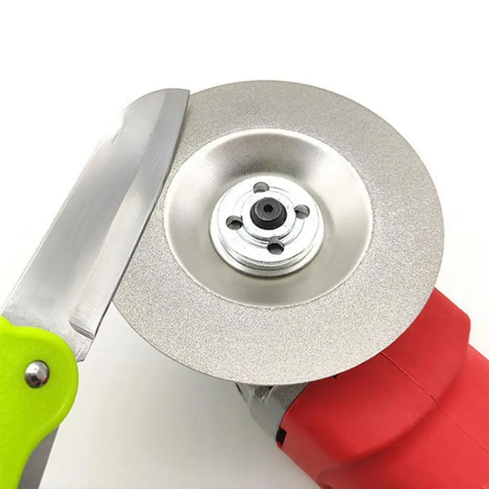 100mm Diamond Grinding Wheel Durable Bowl Shaped Angle Grinder Sharpening Disc 400/600/800/1000Grits Saw Blade Abrasive Tools