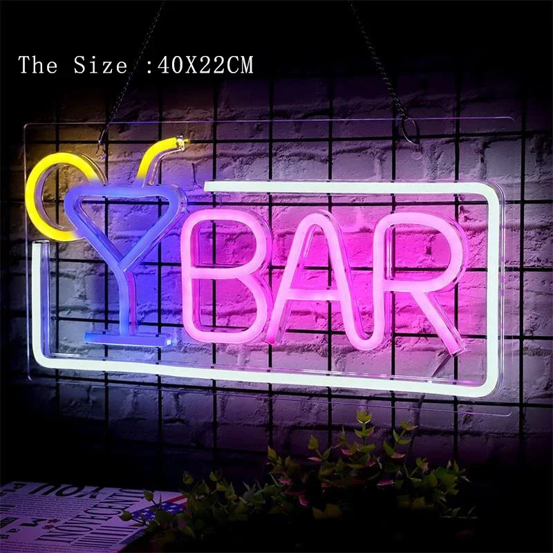 USB LEDネオンサイン ビールタイム 夜間ライト