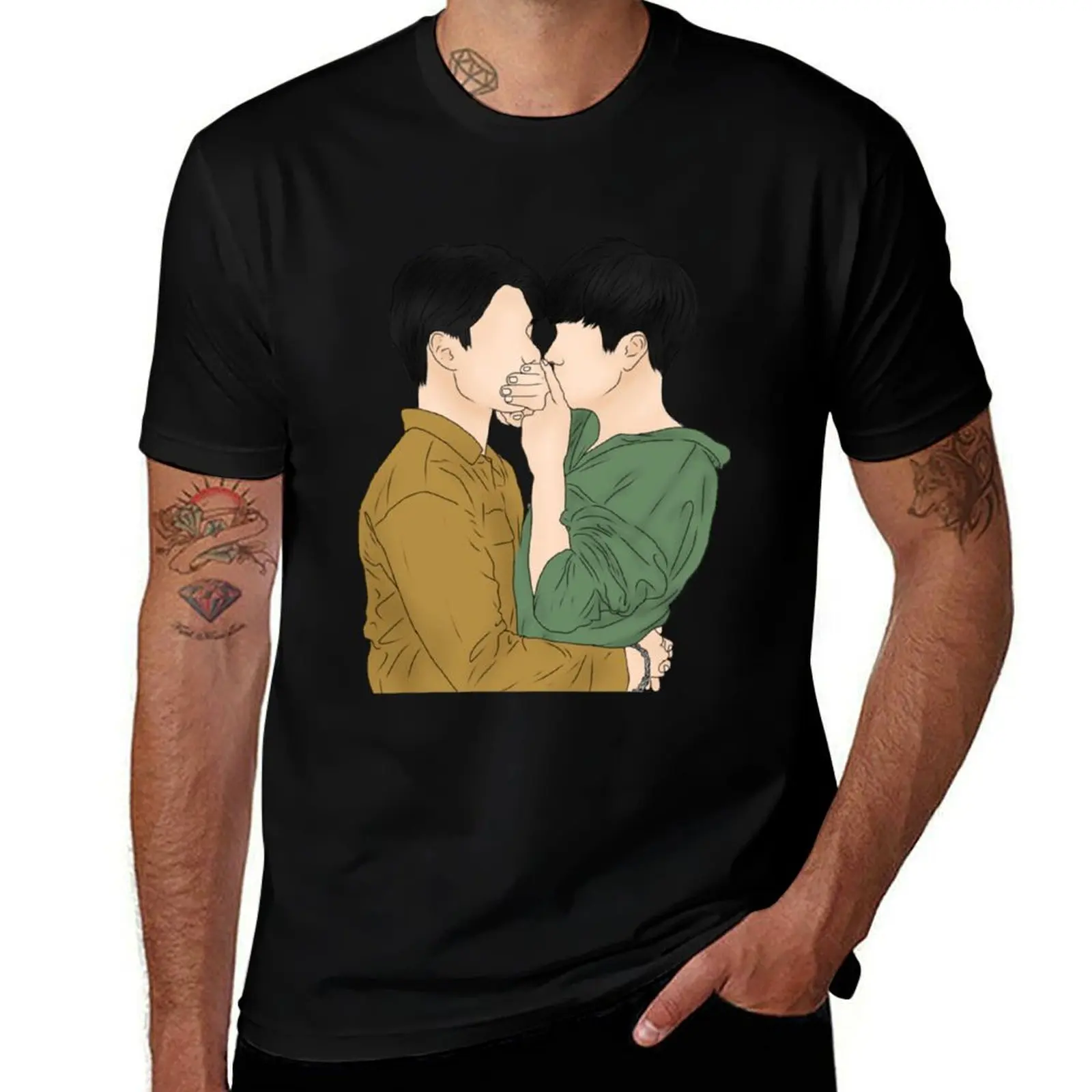 

BAD BUDDY - NANON KORAPAT (Pran) OHM PAWAT (Pat) T-Shirt essential t shirt man t shirt summer T-Shirt