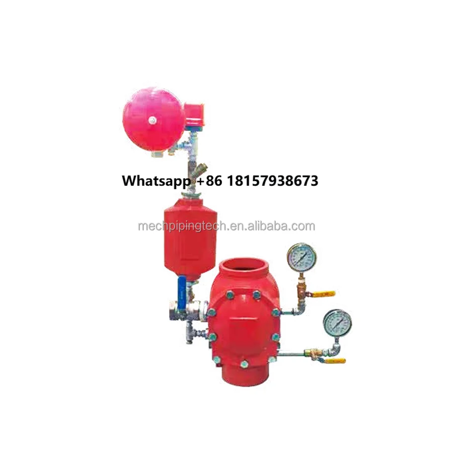 

MECH Fire Fighting Pipes Fire Protection System Fire Sprinkler System Ductile Iron Valves Durable Deluge Alarm Valve