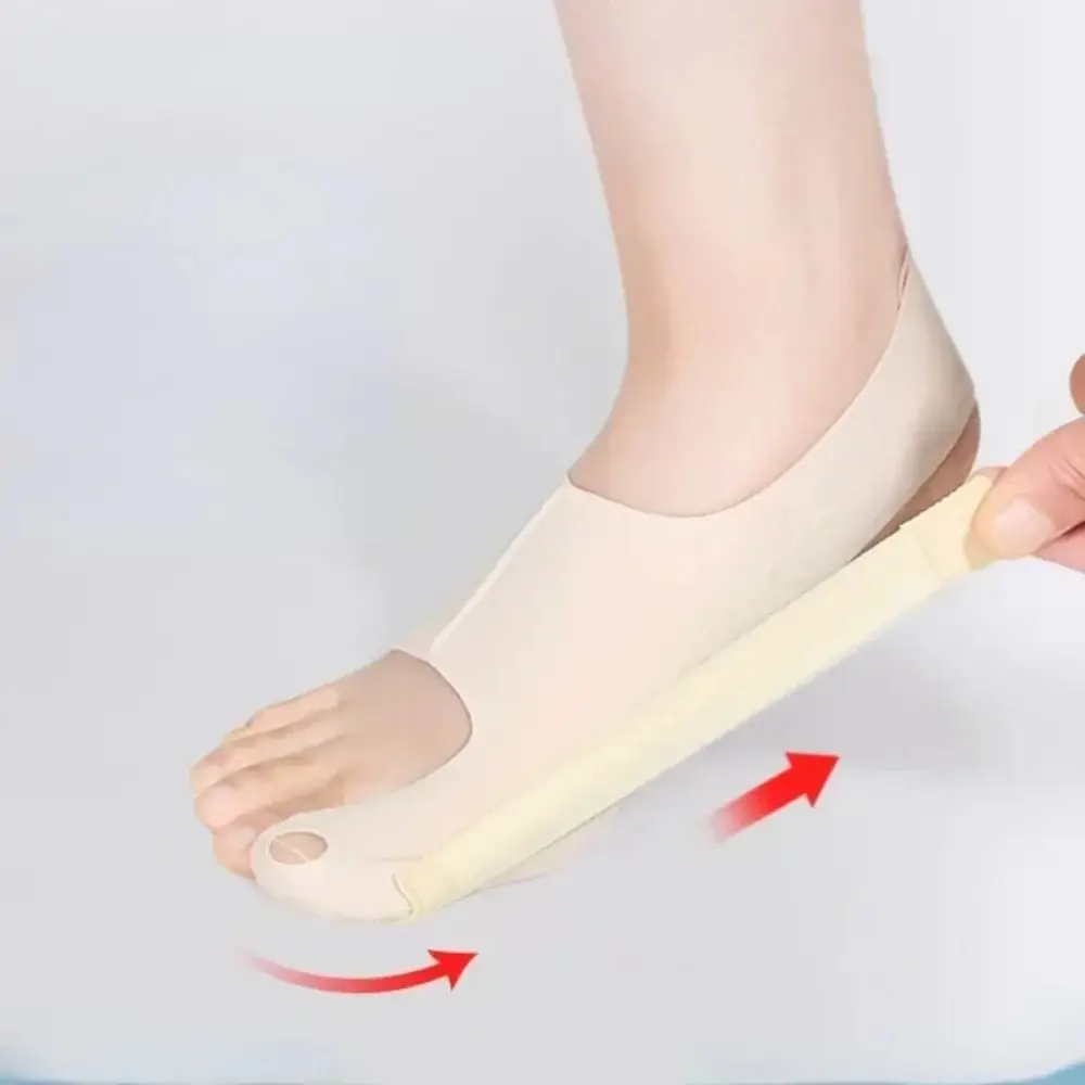 Elastic Breathable Toe Separator, Correção em Valgus, Pedicure Sock Protector, Hammer Toe Straightener, Ajustável