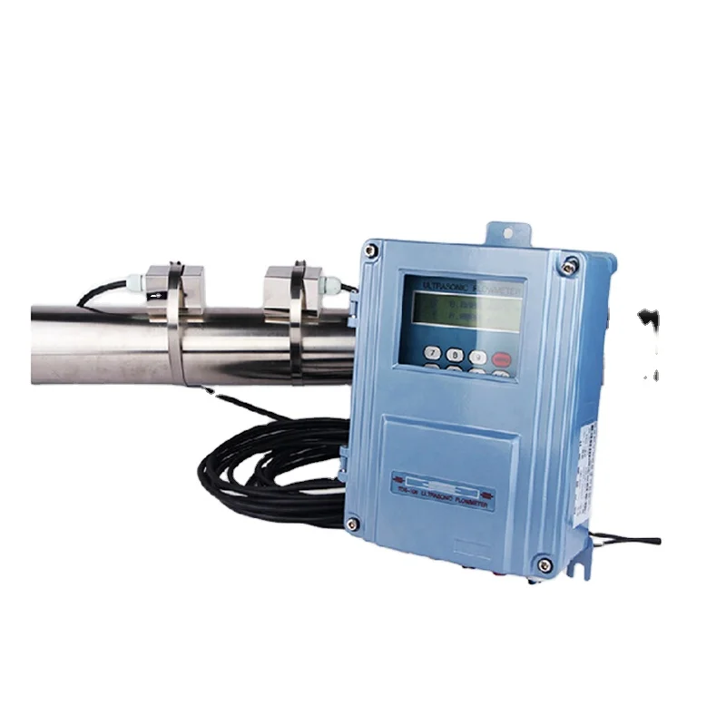 Shanghai Cixi TDS-100H Wall Mounted and Handhold Portable Clamp on Ultrasonic Water Flow Meter Battery  Ultrasonic Flowmeter