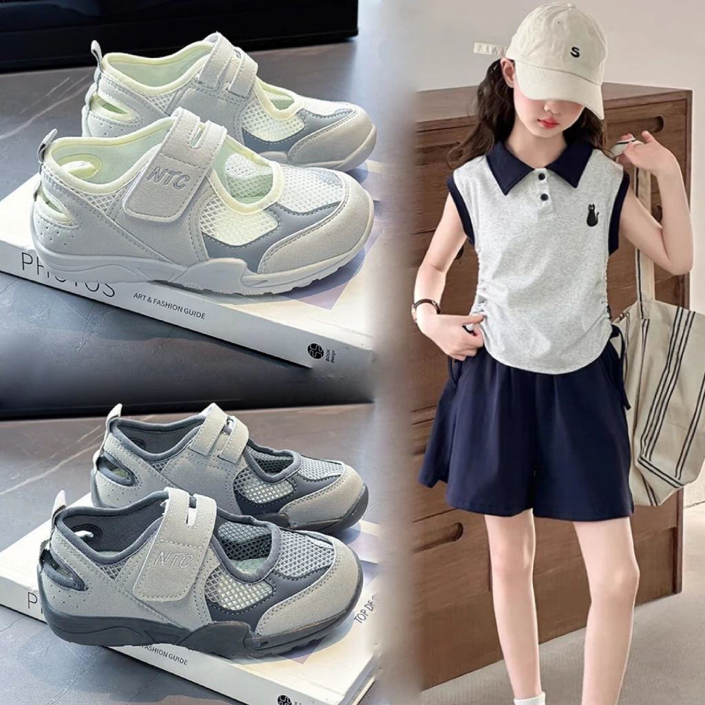 

Kids Net Shoes Air Mesh Breathable for Boys Girls Children Sports Casual Summer Shoes 2025 Brand New Fashion Soft Anti-slippery