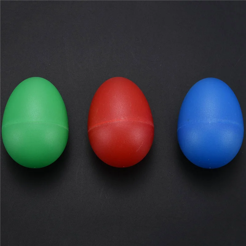 

AS96-72Pcs Egg Shakers Plastic Egg Music Shakers For Kids Maracas Eggs Percussion