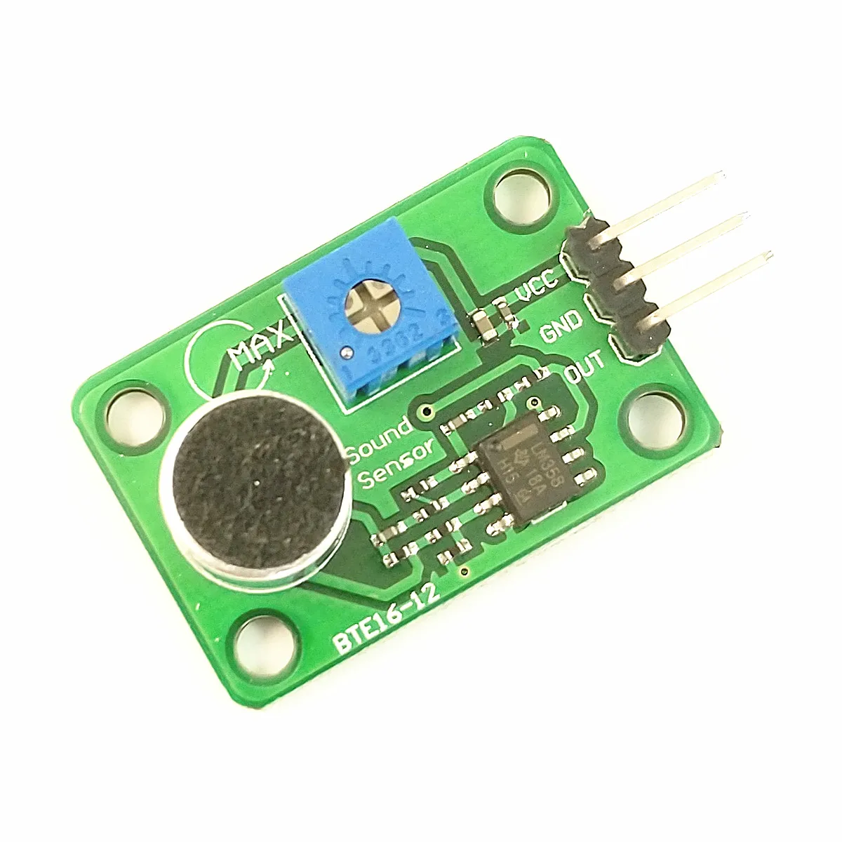 Voz Som Módulo Sensor de Detecção para Arduino, Microfone Transmissor, Smart Robot Car, Kit DIY, 3Pin