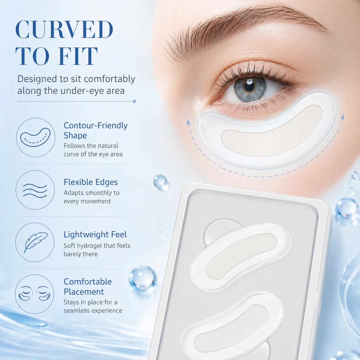 4/2 Stücke Hyaluronsäure-Mikronadel-Augenmaske mit Retinol, Tiefenfeuchtigkeitspflege, Straffung und Mikronadel-Patch – Detail 4