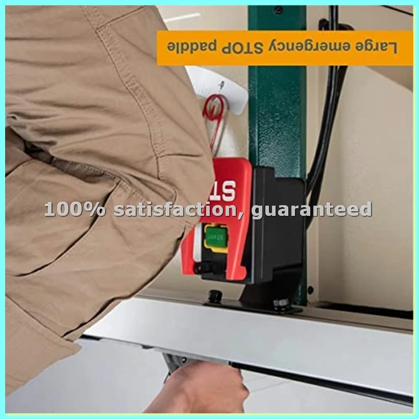 

Двухрежимный (120В/230В) ножной переключатель с большим рычагом для быстрого отключения электроинструментов, для настольных пил, фрезерных станков - ABFB