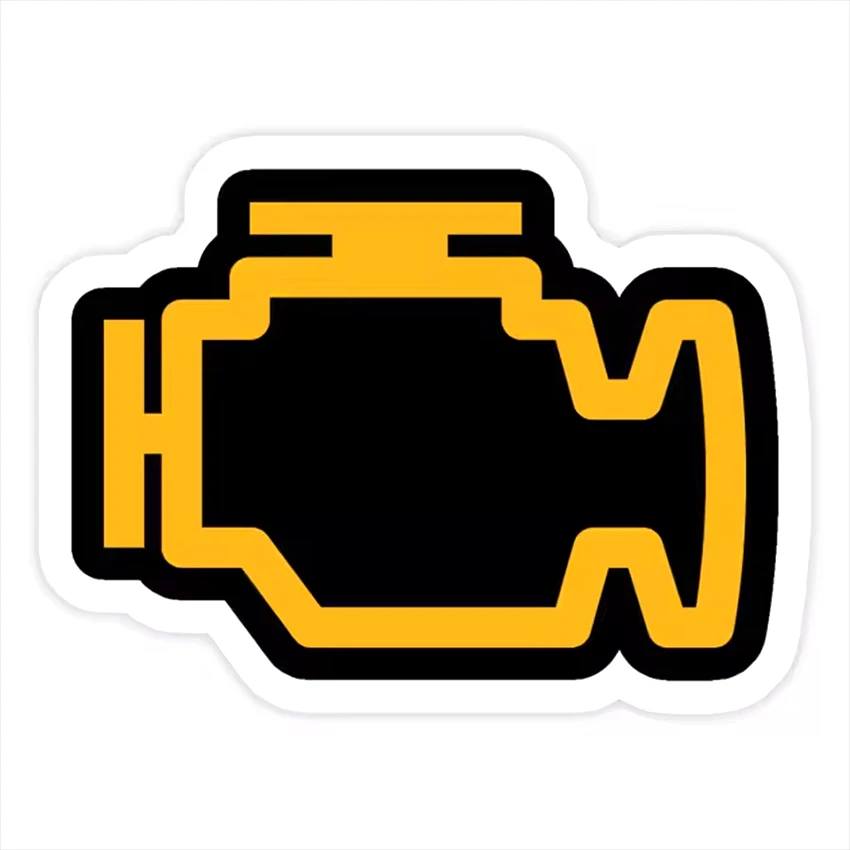 Check Engine Let It Shine Sticker, Funny Engine Stickers, Engine Warning Stickers, Waterproof Vinyl Car Stickers For Cars