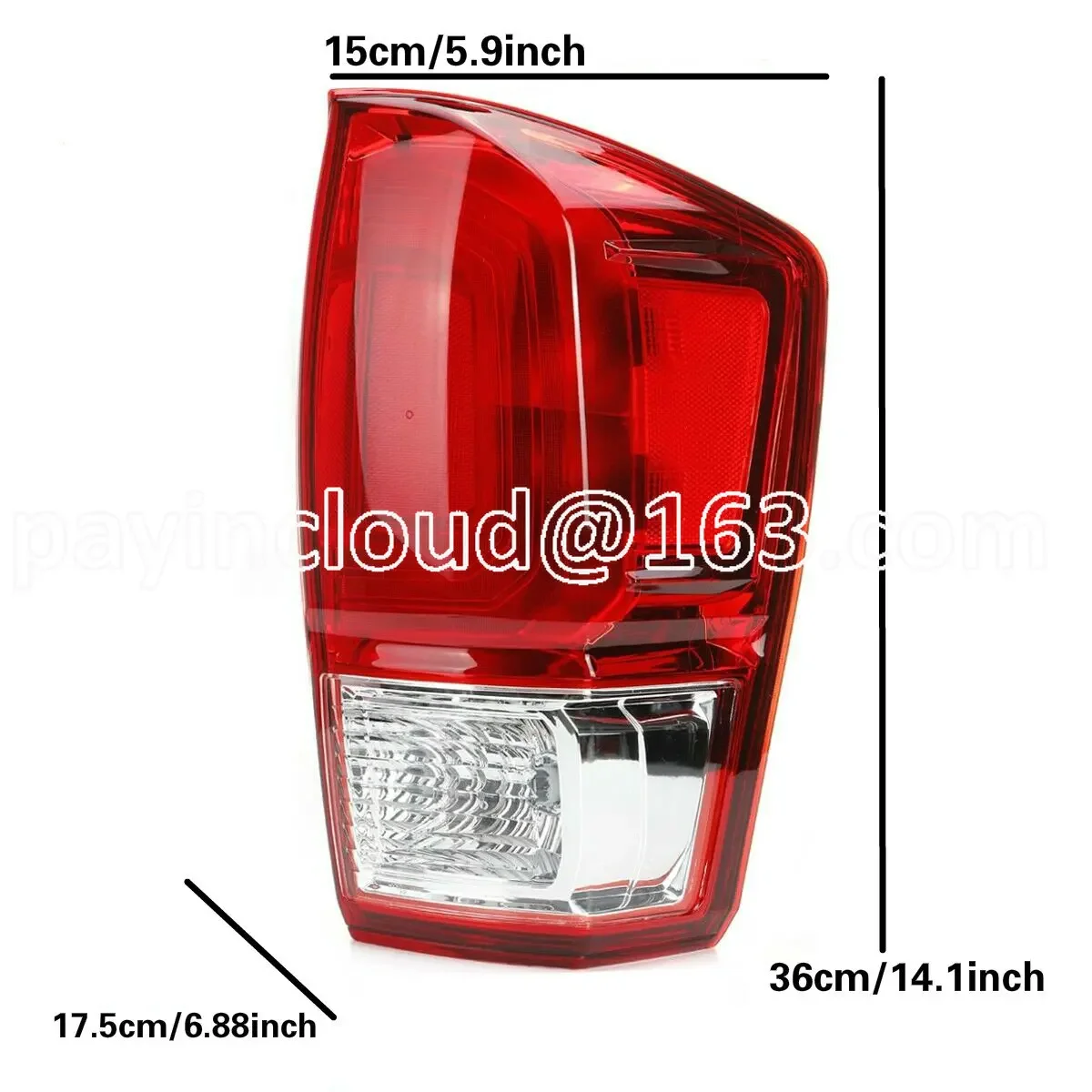 Rear Tail Brake Light Lamp Assembly Fit for  Right Passenger Side LED Taillight Plug and Play