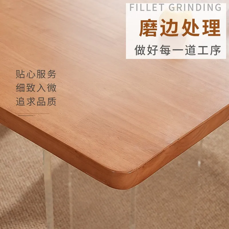 Acrylic, suspension, large board, dining table, solid wood, simplicity, computer desk, creativity, office