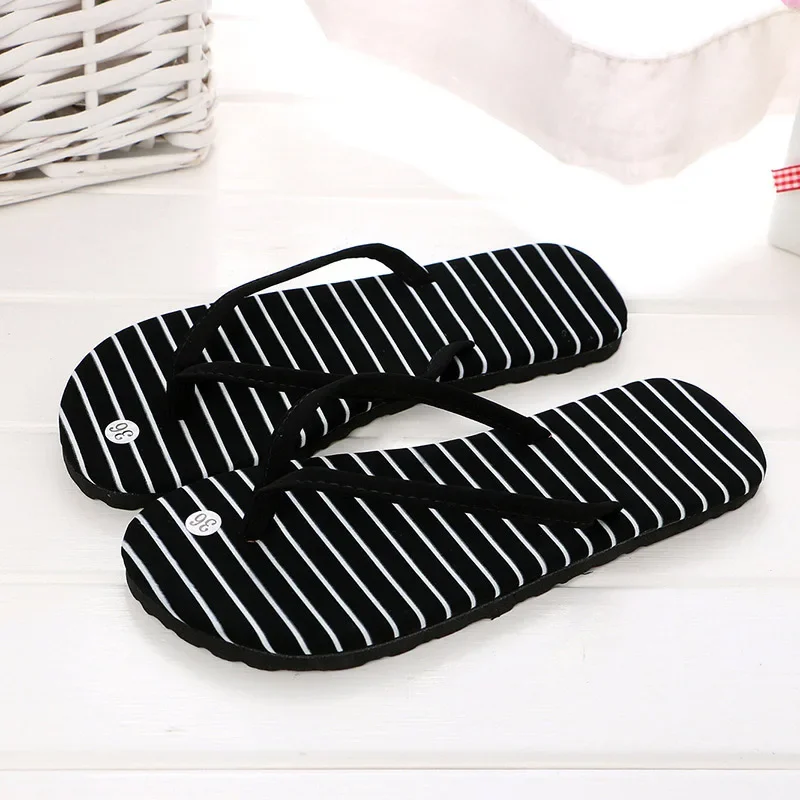 Leopard Print Flip Flops Women Summer New High-quality Beach Female Sandals Non-slip Casual Flat Slippers Polka-dot Slides Women