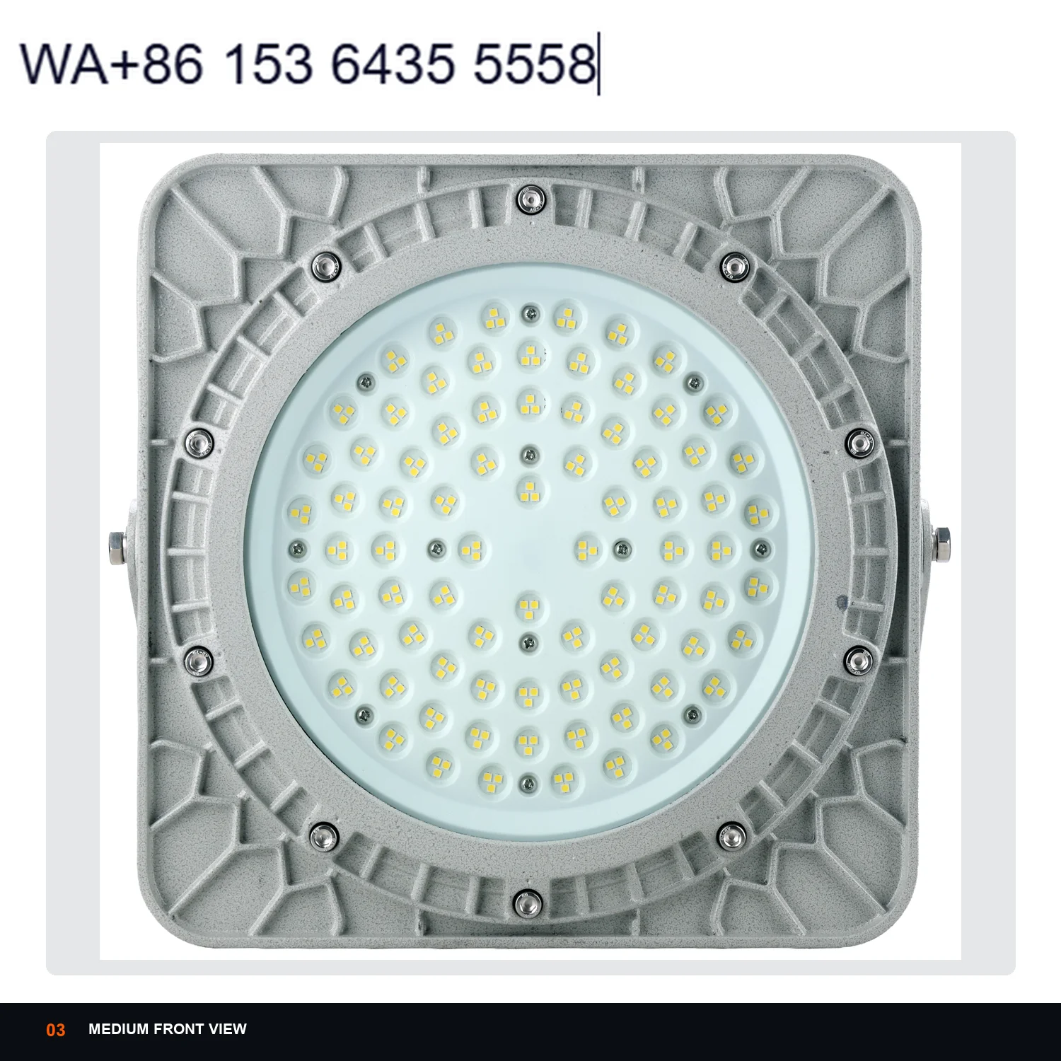 LONTU JM9118 Explosion Proof LED High Bay Light IP66 10-400W -40C Low Temp Bracket Mount for Maintenance Site Use