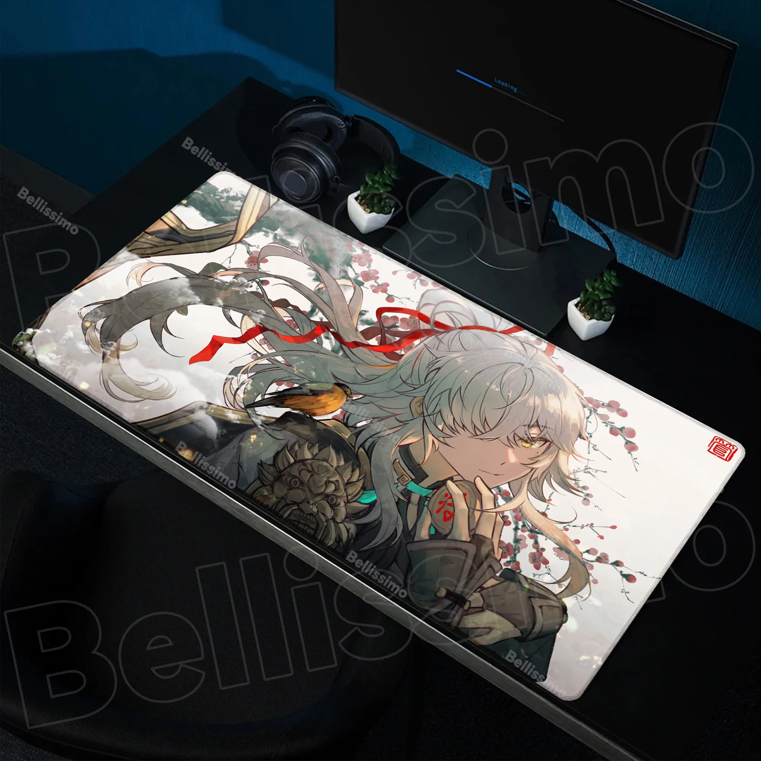 

Anime Mouse Pad Honkai Star Rail Game Computer PC Accessories Decorate desktop Mousepads Edge Natural Rubber Keyboard Desk Mat