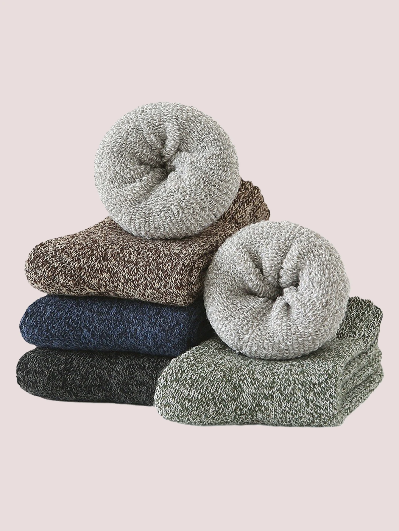 1/5 쌍 솔리드 컬러 패턴 여성 남성 스포츠 양말 두꺼운 모직 양말 커플 양말 Mid-Calf 양말 겨울 가을 남성 양말