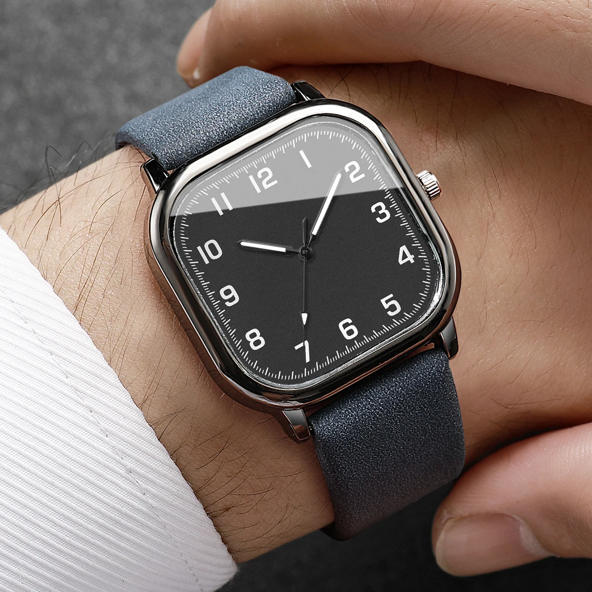 Conjunto de 3 relógios masculi - Leather Watch Band Men avaliação e preço