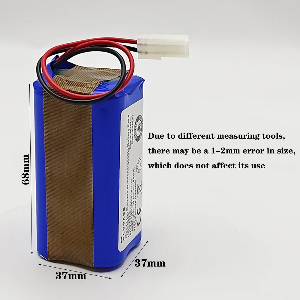 Battery for Xiaomi Vacuum Mop Essential G1, Mijia G1 MJSTG1, Tefal Explorer series 20, H18650CH-4S1P SKV4136GL (2800mAh)