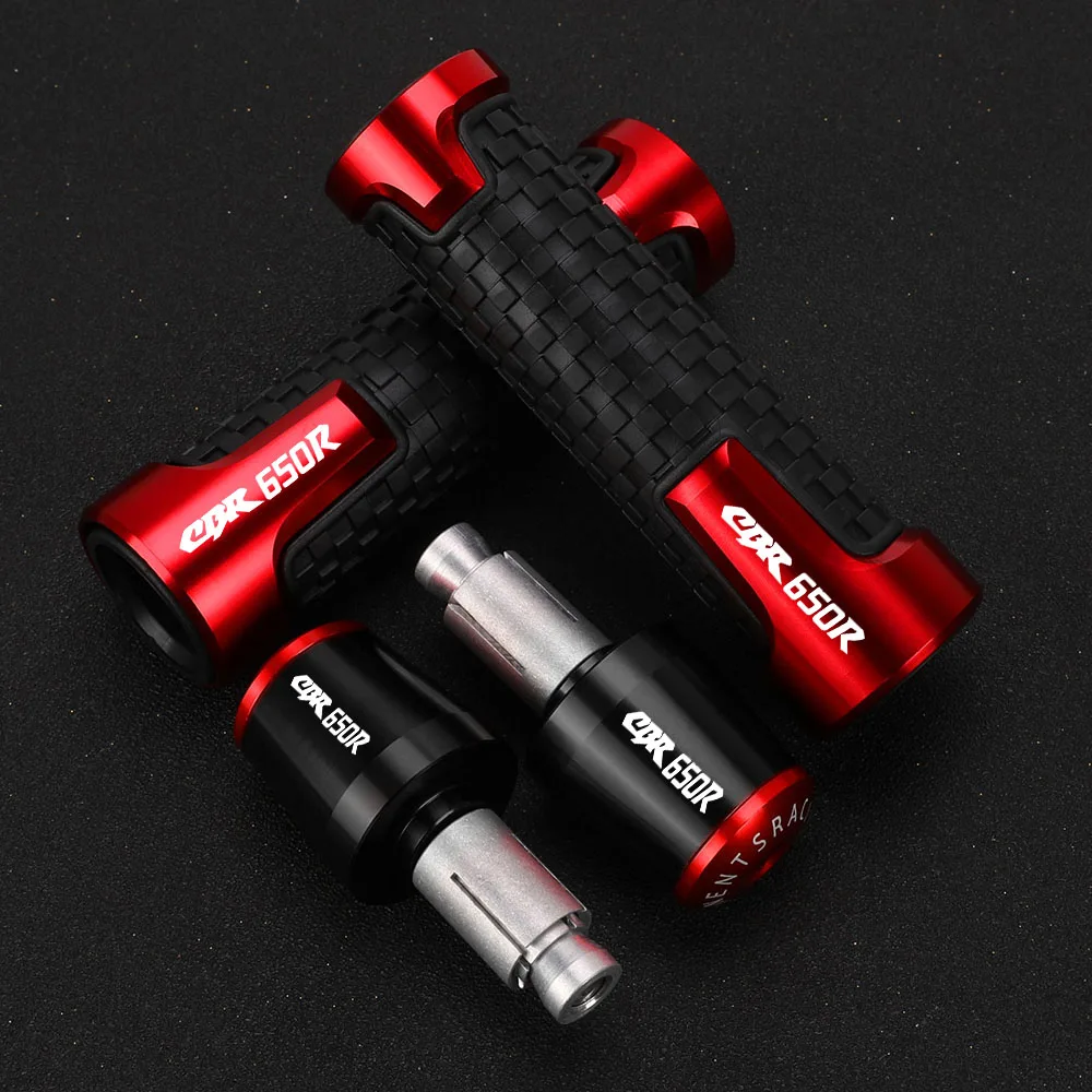 CBR650R Motorcycle Accessories For Honda CBR 650R 650 R 2018-2024 2023 2022 2021 22MM Handlebar Grips Handle Bar Cap End Plugs