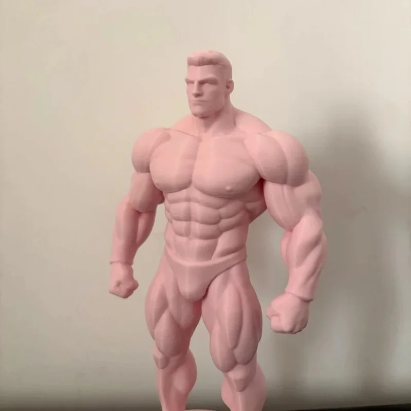 Fitness Muscular Male Figurine - Used as a Decoration for the Entrance Area in Gym Beauty Competitions for Fitness Modeling Even