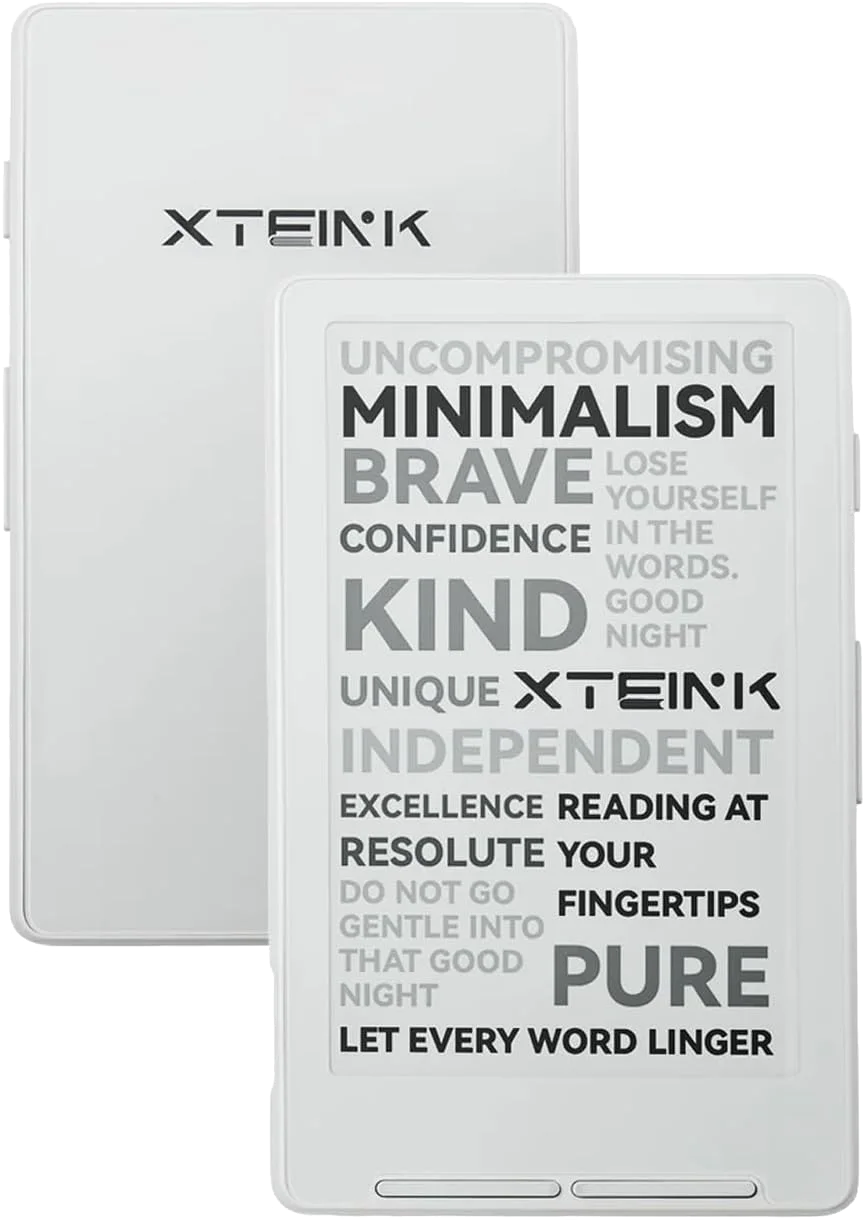 [Wereldwijd] XTEINK X4 | 4.3 inch HD e-reader met 300 PPI | Quad-core processor met snelle koeling, 16 GB opslag + ondersteuning voor TF-kaartuitbreiding, ondersteunt PDF/EPUB-formaten, ultralange