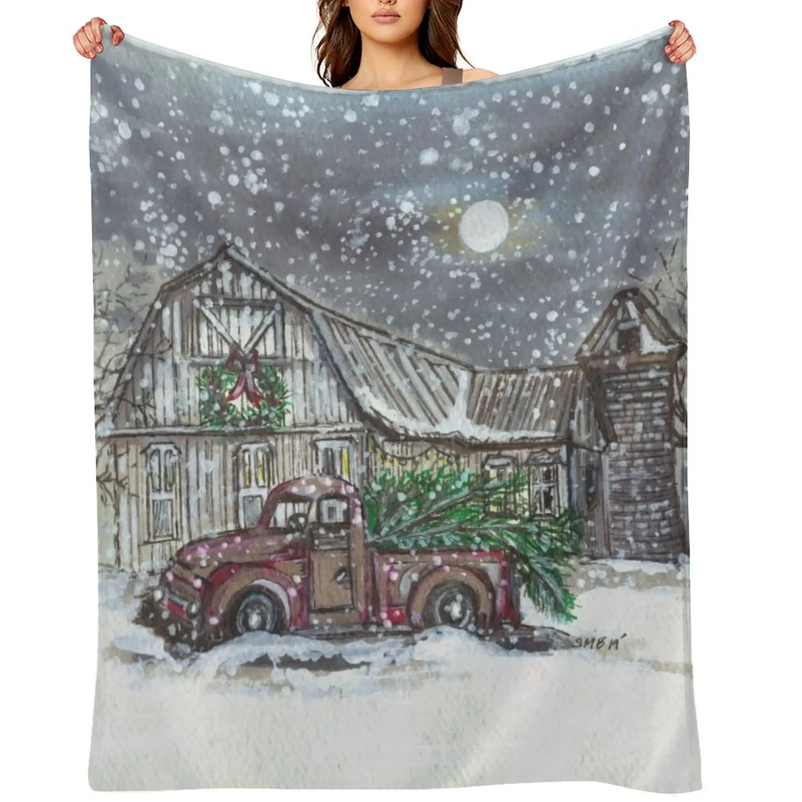 

Vintage Christmas Throw Blanket Decorative Beds Extra Large Throw Plaid Blankets For Bed Blankets