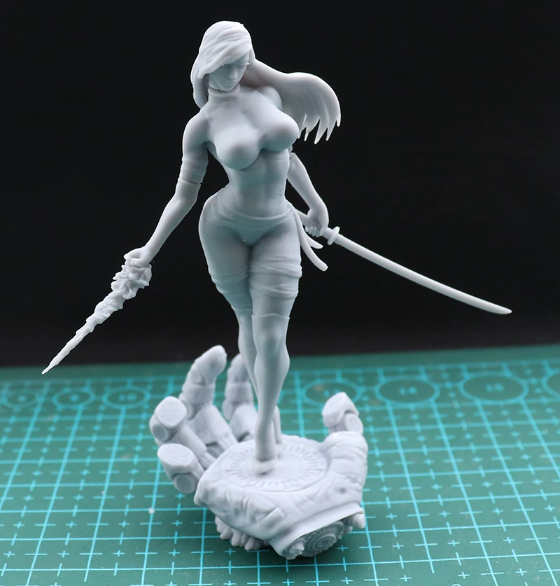 1/24 75mm 1/18 100mm zestawy modeli z żywicy seksowna figurka kobiety wojowniczego niepomalowana brak koloru RW-431