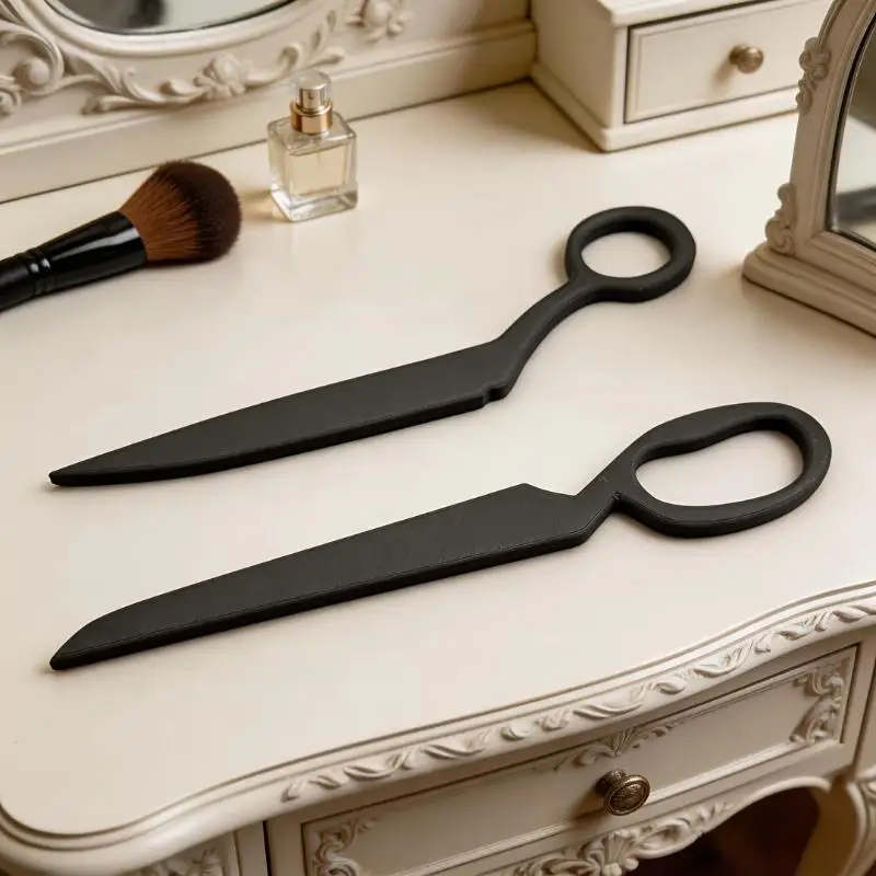 2 Stück Kreative Scherenförmige Haarstäbchen Rutschfester Halt Cooles Einzigartiges Design Für Tägliches Tragen Party Cosplay Haaraccessoires – Detail 7