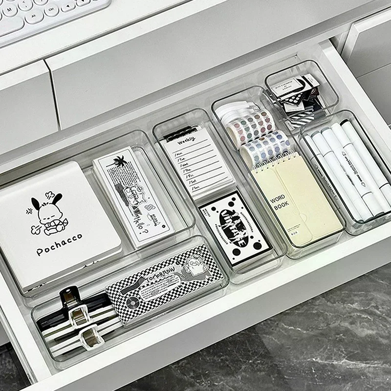 Stackable Stackable Acrylic Drawer Organizer Adjustable Divider Trays For Cosmetics Modular Makeup Storage Box - Aliexpress Deal