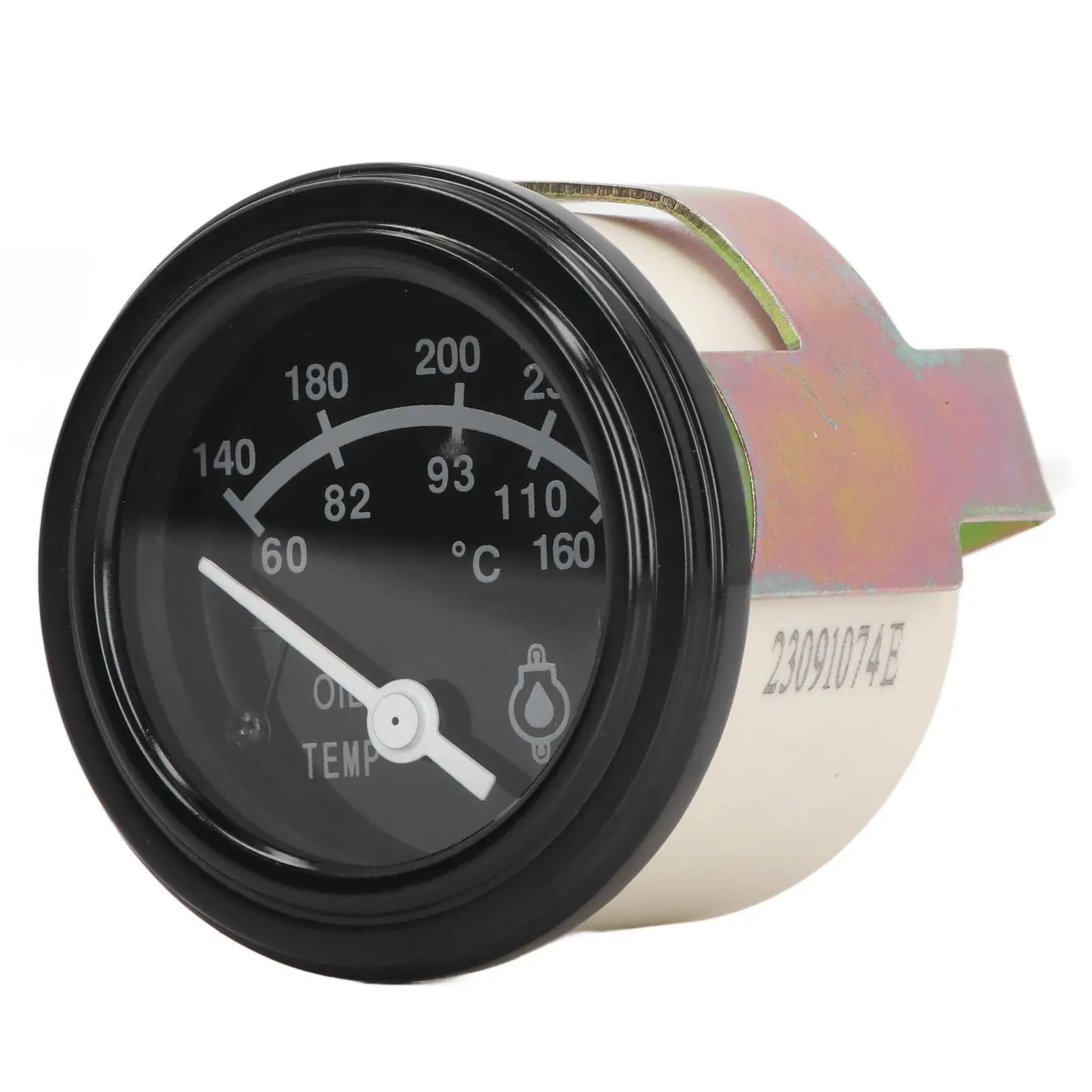 Waterproof Oil Temperature Gauge for Diesel Engines - DC24V Thermometer for Generators, Dustproof Design