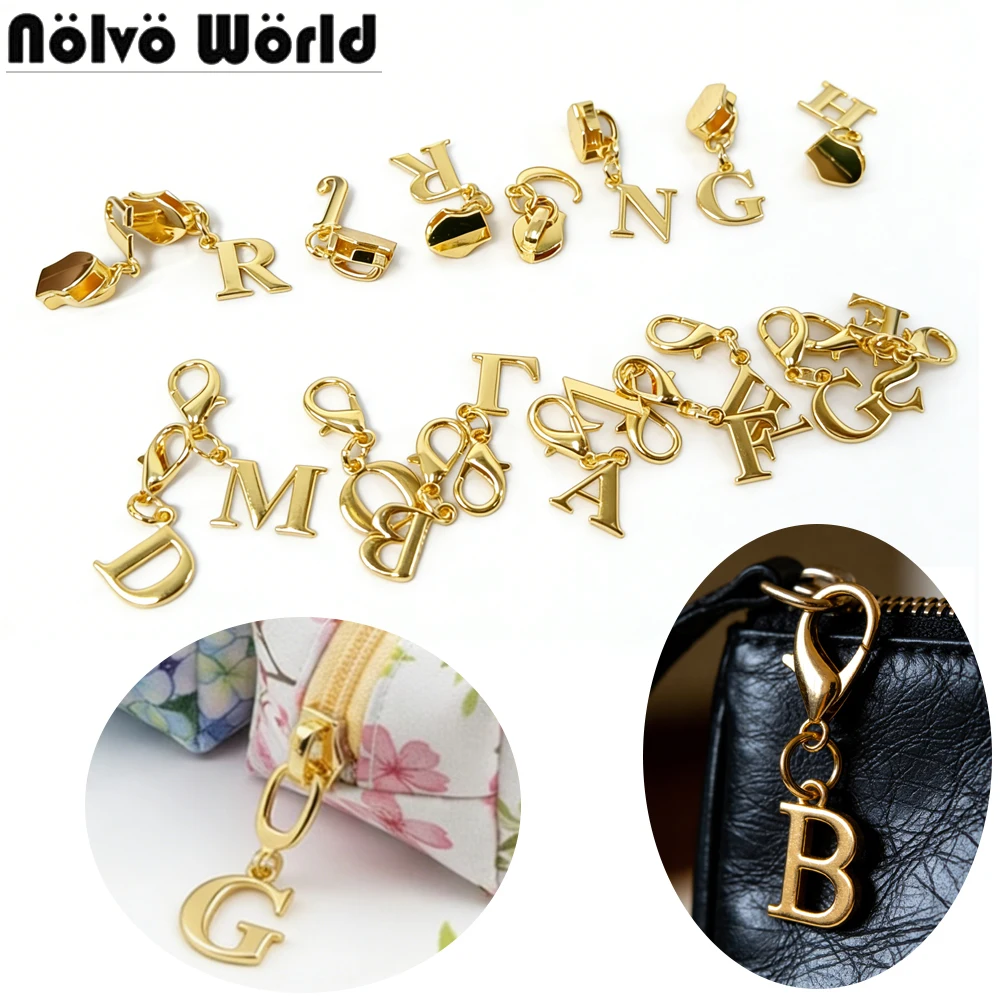 100-pezzi-cerniere-in-nylon-con-design-accpet-in-oro-k-eleganti-portachiavi-con-26-lettere-dell'alfabeto-per-borse-ciondoli-per-tutte-le-occasioni