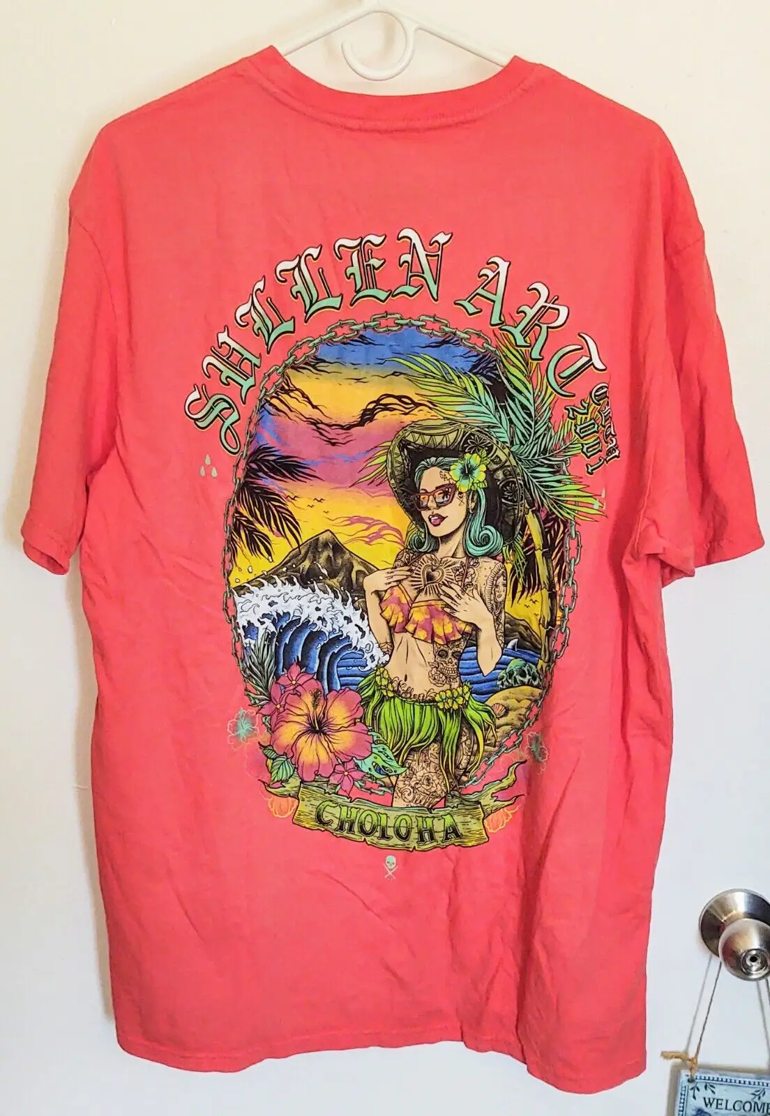 Sullen Art Collective Graphic T-shirt Choloha Mens XL Tattoo 2001 New w Tags