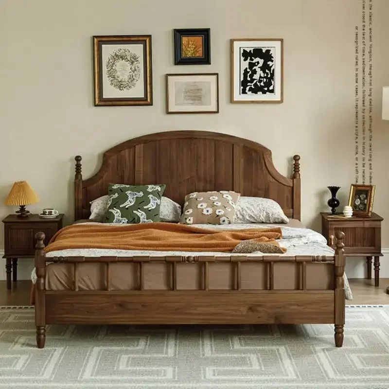 Trendy Princess Double Bed Bedroom Frame Luxury Headboards Double Bed Platform Display Cama De Casal Entrance Hall Furniture