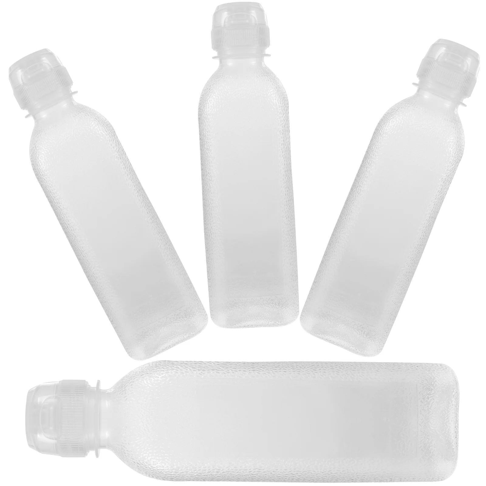 

4pcs Squeeze Condiment Container Sauce For Cooking Vinegar Ketchup Salad Dressing Transparent Vinegar Dispenser Kitchen Storage