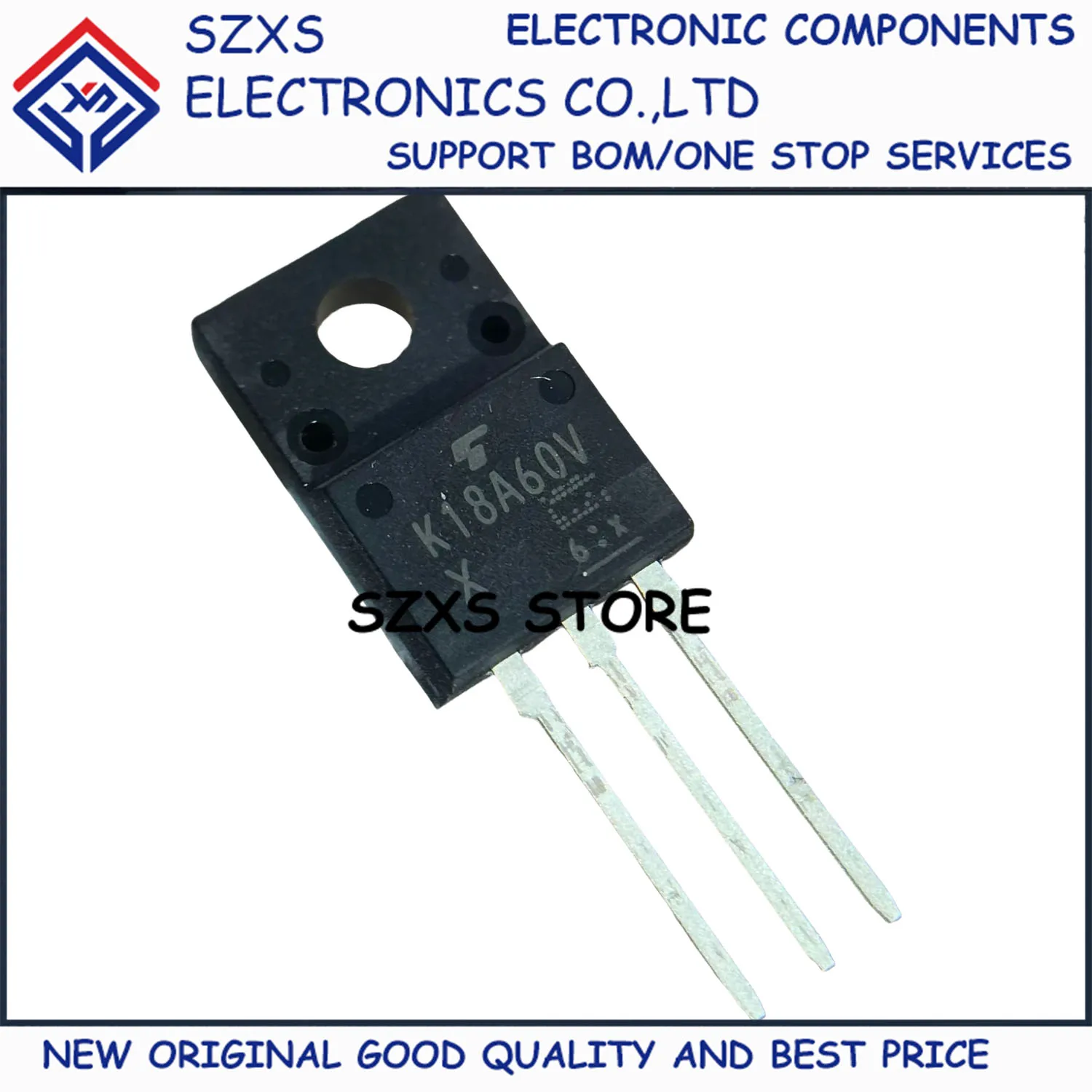 New Original 10Pcs K18A60V TK18A60V K17A65U TK17A65U TO-220F MOSFET Field Effect Transistor In Stock Good Quality