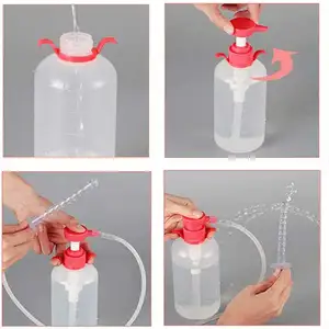 Bidet Vaginalreiniger, Douche Anal, Einlaufarsch, Reinigung von Syringo -Anus, Bewässerungsrückschütze, sauberer Vagina -Gerät, Badehörerzubehör, 600 ml 6 Hauptanalreinigungsverkäufe - №6