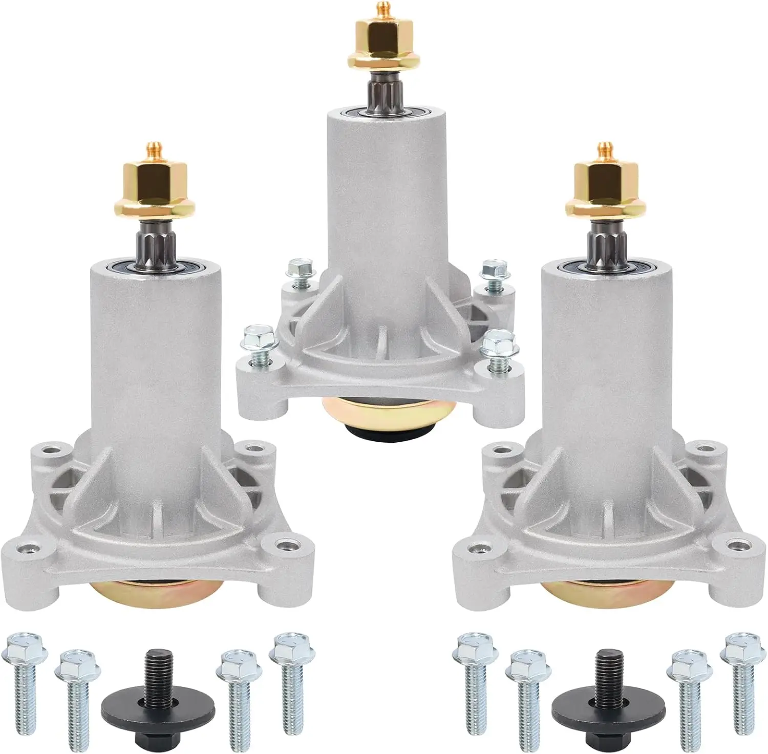 

3 Pack Lawn Mower Spindles Replace for 187292 192870 Fit for H usqvarna YTH22V46 YTH24V48 for 42" 46" 48" 54" Mower Deck Parts