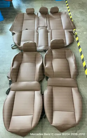 8 best sales mercedes benz e class leather seat cover - №4