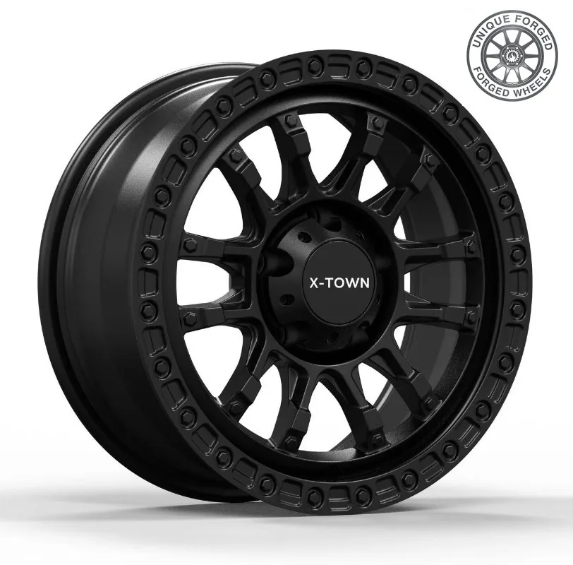 26 Style Custom Forged Black Concave Off‑Road Rim 6061‑T6 Alloy 17‑21