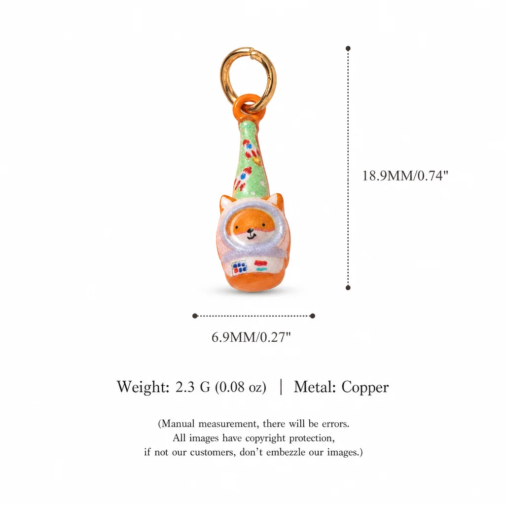 Minimalistische Neue Trendige Cartoon-Tier-Serie Panda Fuchs Frosch DIY Anhänger Charms Schmuckherstellung – Detail 4