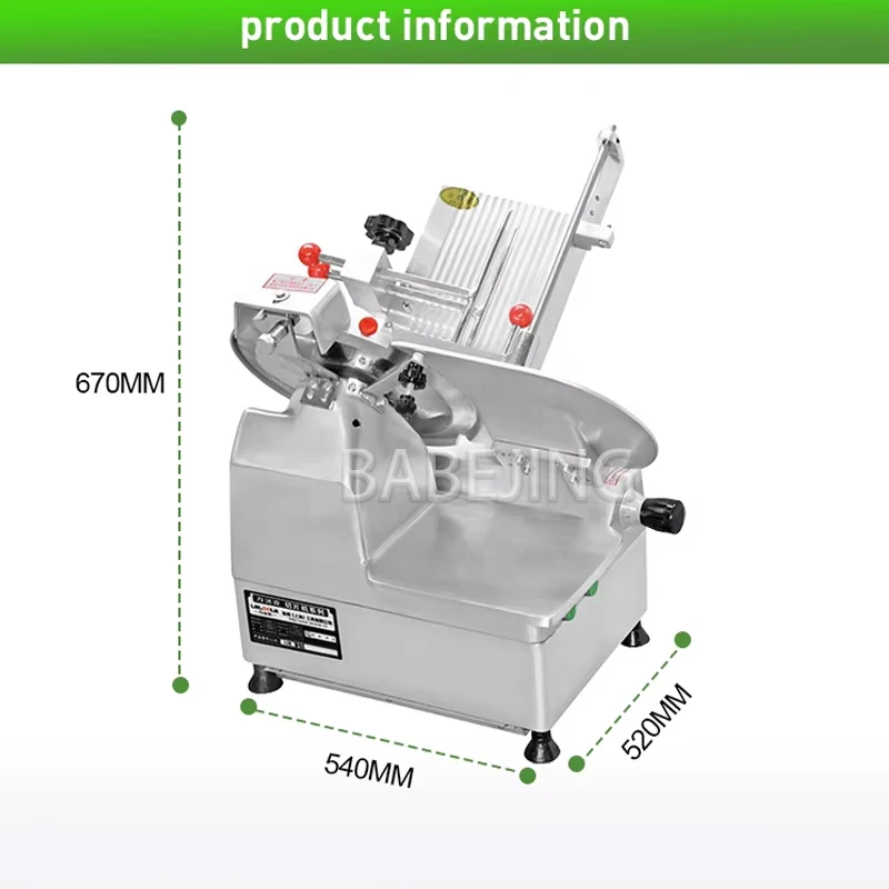 Easy To Operate Frozen Meat Slicer, Fully Automatic Meat Slicer, High-Speed Fresh Meat Slicer