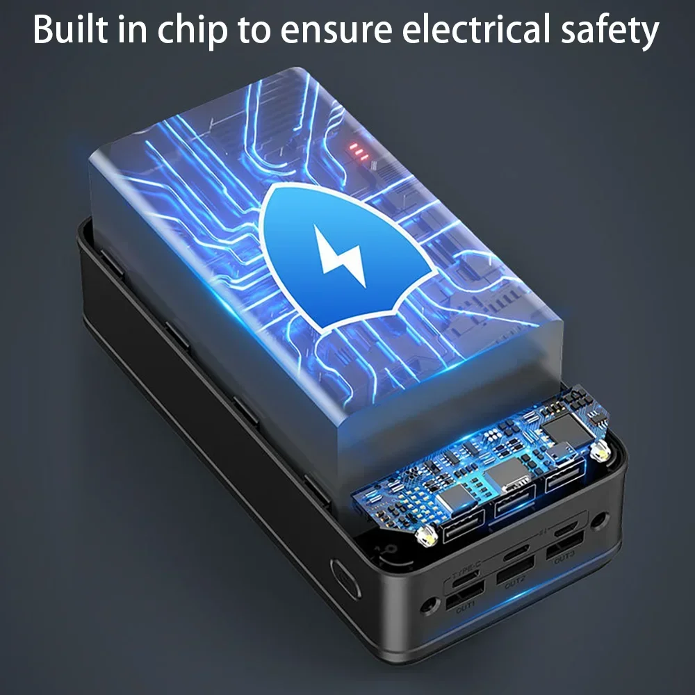 100%original brand new genuine fast charging 99800/100000mAh power bank large capacity mobile power universal 5V3A fast charging