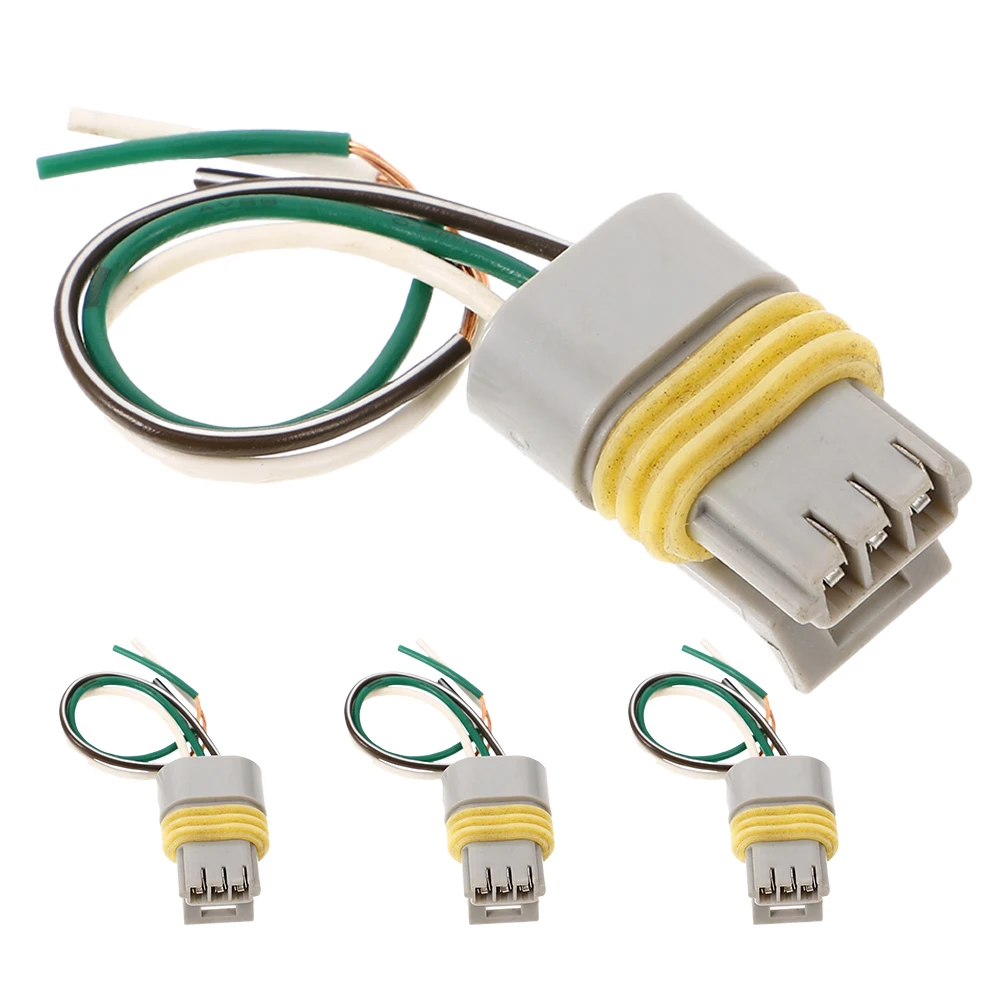 

4pcs Automotive High Voltage Socket 3-Pin Waterproof Wire Connector Plug Car Truck Boat Electrical Harness Ignition Coil Repair