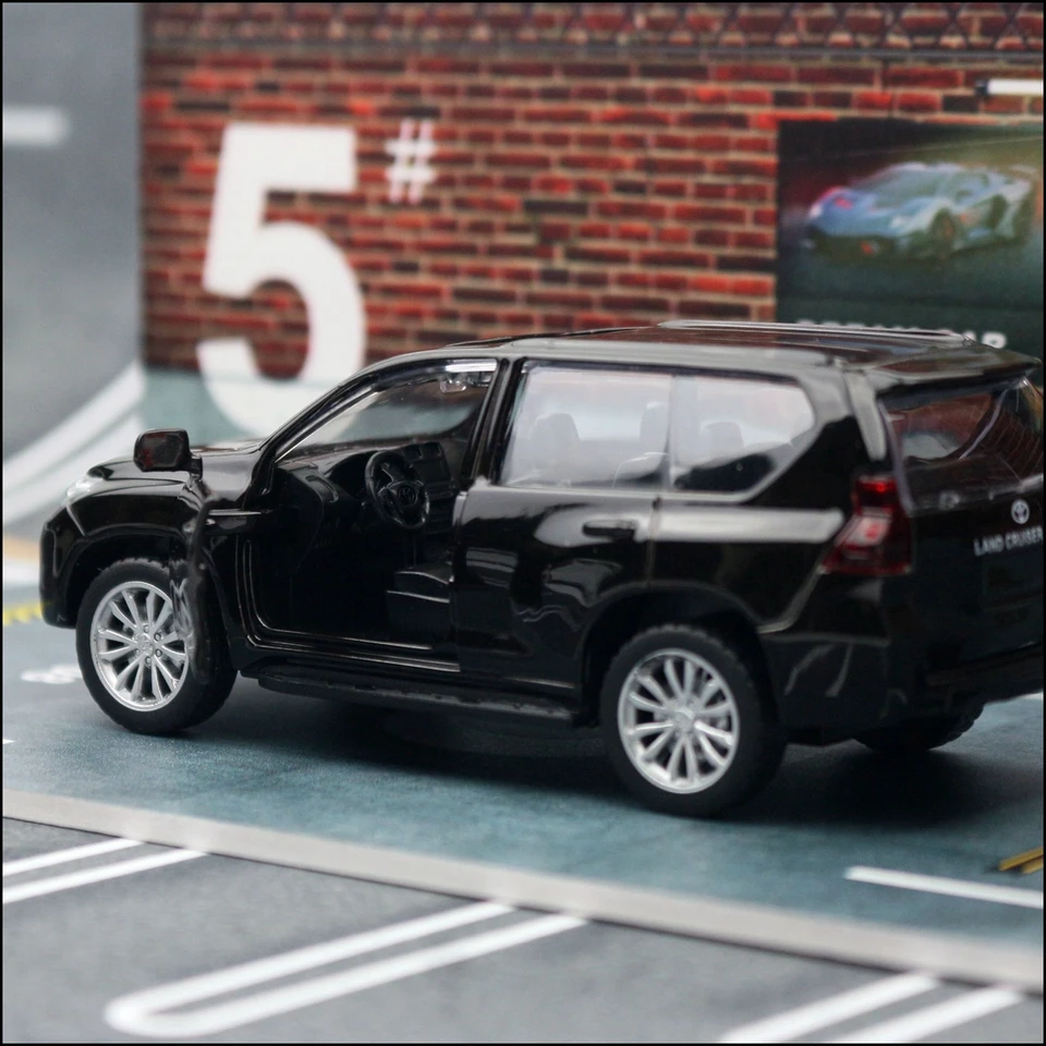 1/43 toyota land cruiser prado carro de brinquedo para crianças