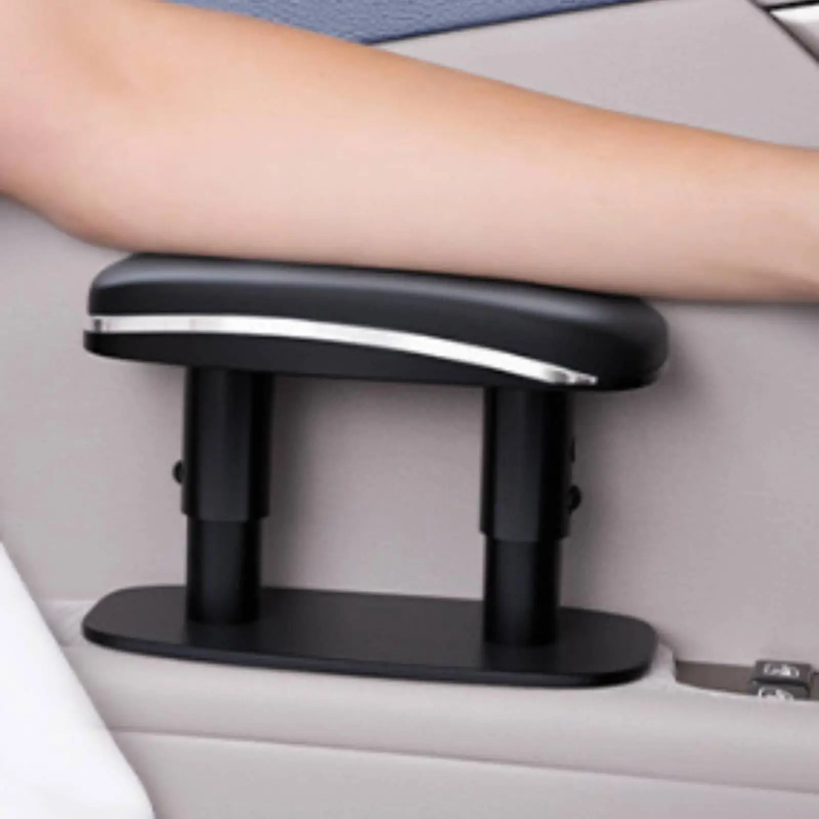 Coussin universel pour accoudoir de voiture, coussin réglable pour console centrale avec mousse à mémoire de forme pour un confort de conduite et un soutien des coudes