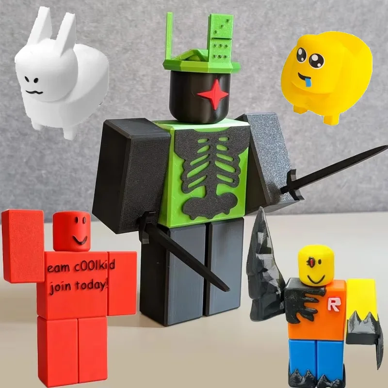 Forsaken John Doe 3D Printed Figure Toy 1X1X1 Bacon Hair Action Figure Model Figurine Collection Toys